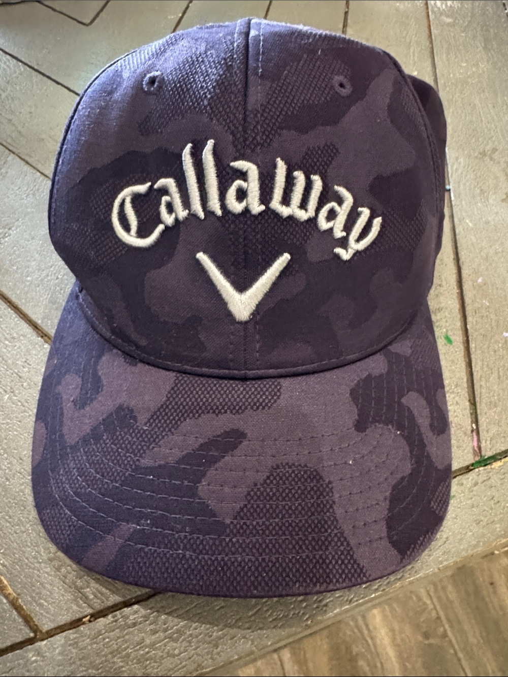 Callaway Dark Purple Camo Golf Hat